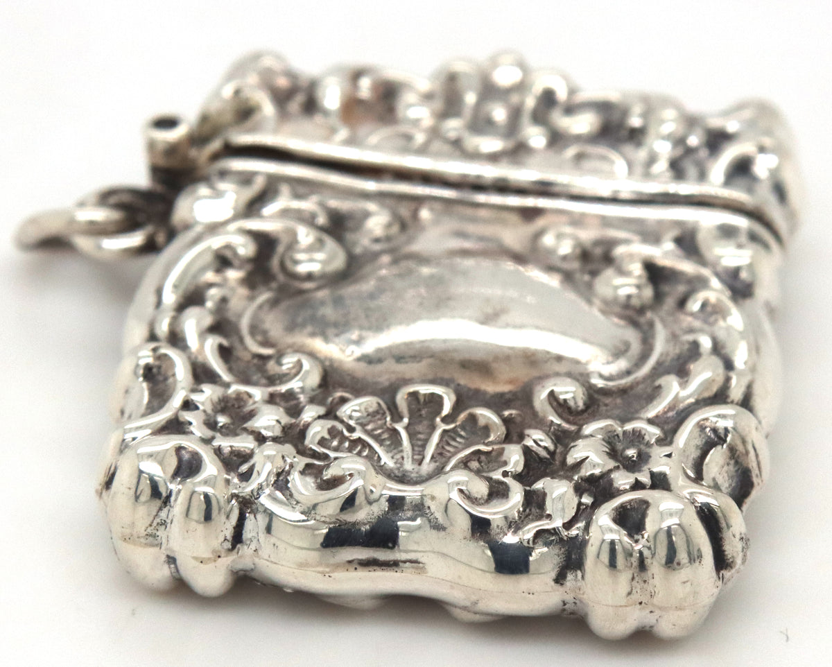 925 Sterling silver mini match box pendant