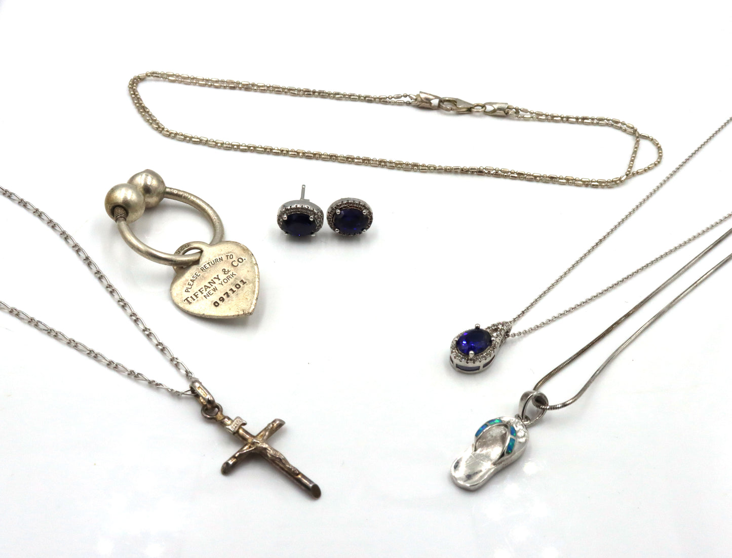 Group lot of Vintage 925 sterling silver mixed jewelry