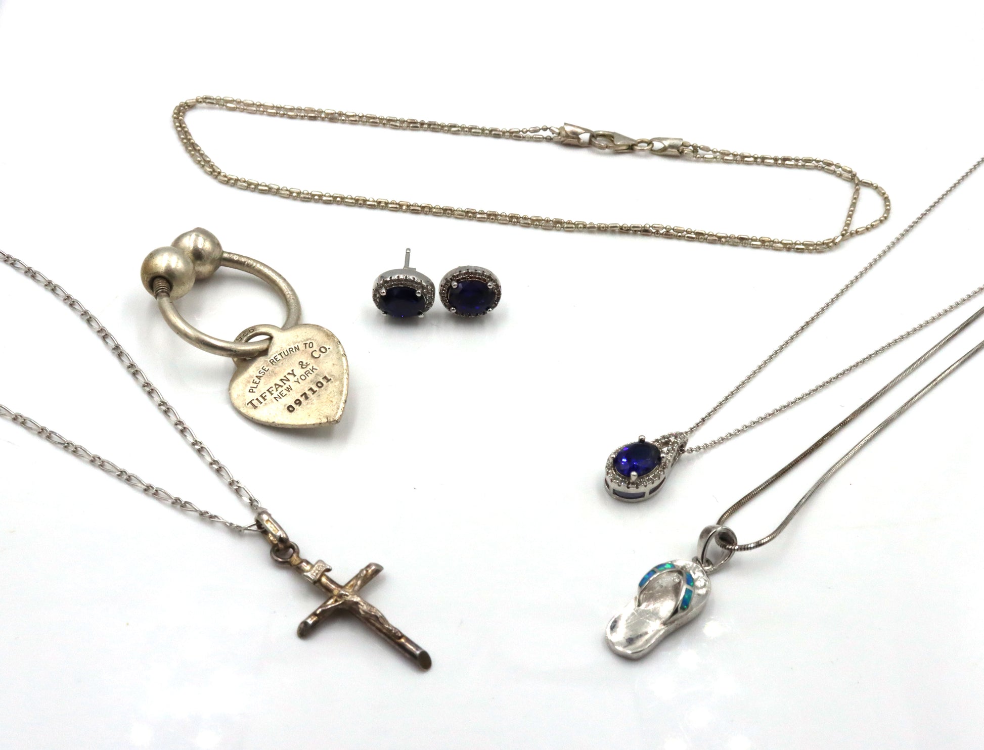 Group lot of Vintage 925 sterling silver mixed jewelry