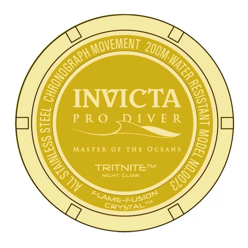 Invicta Men's Pro Diver Quartz Chronograph Blue Dial Watch