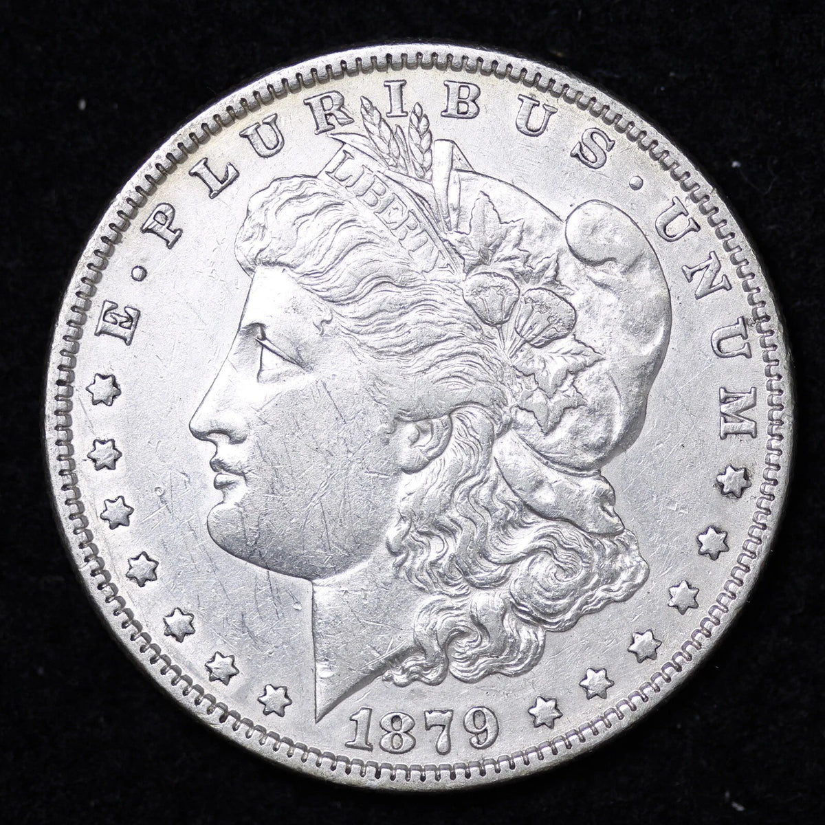 1879 Morgan Silver Dollar $1 Philadelphia Mint 90% Silver U.S. Coin