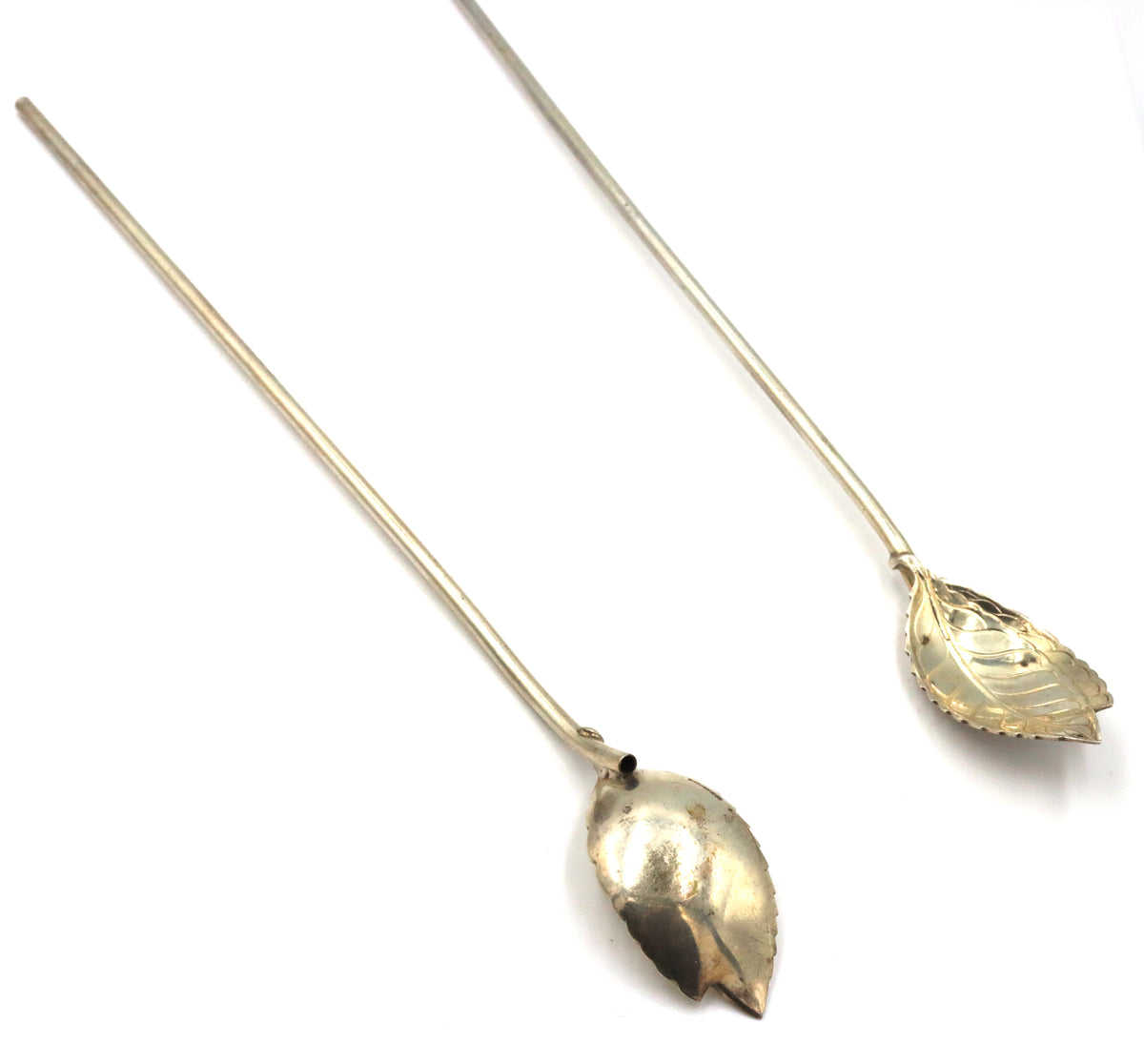 Tiffany & Co Leaf mint tea spoons