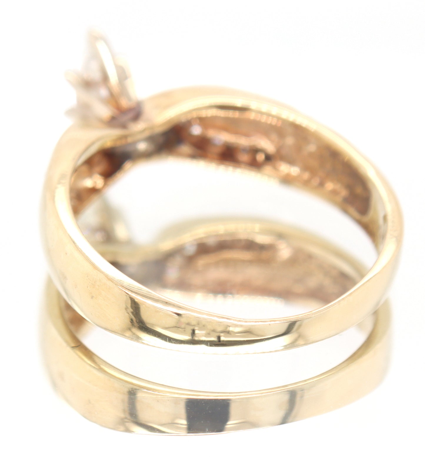 14kt Yellow Gold approximate 0.25ct Marquise Diamond Engagement Ring