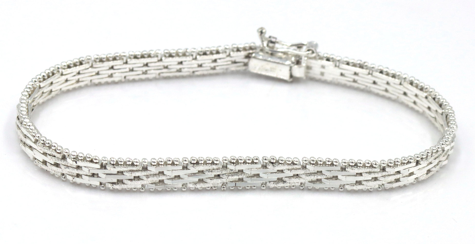 Vintage 925 sterling silver group lot of 3 bracelets