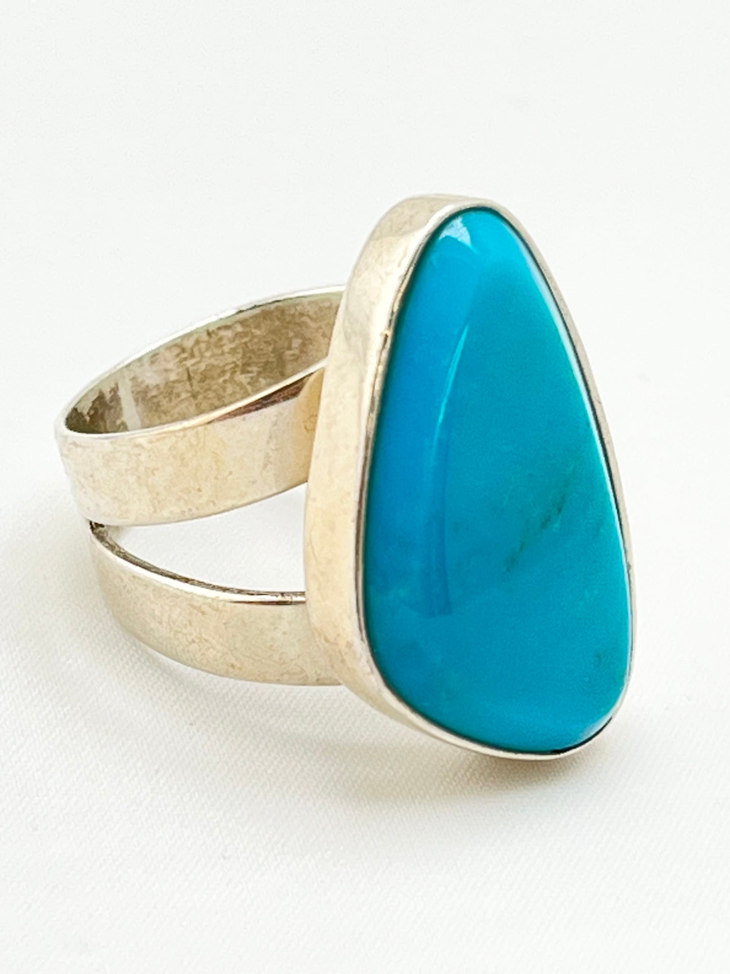 925 Sterling Silver DTR Jay King Freeform Turquoise Ring