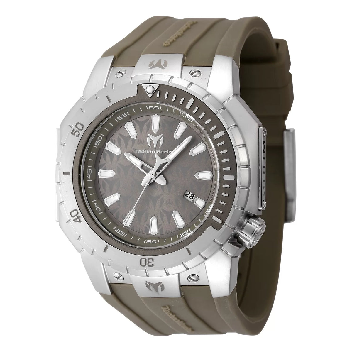 Technomarine Men's Manta Quartz 3 Hand Green Dial Watch