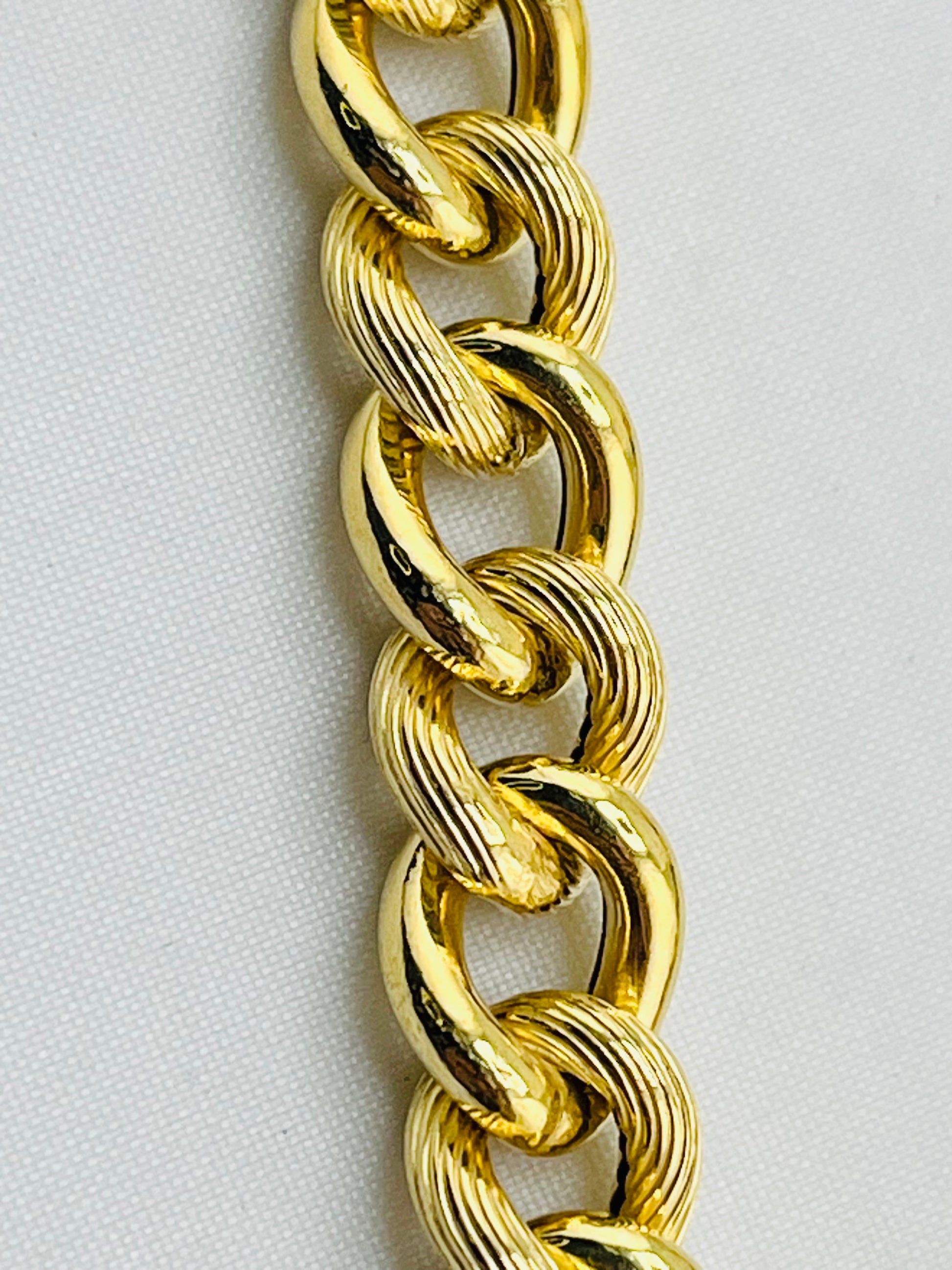 Italian 14KT Yellow Gold Curb Link Bracelet