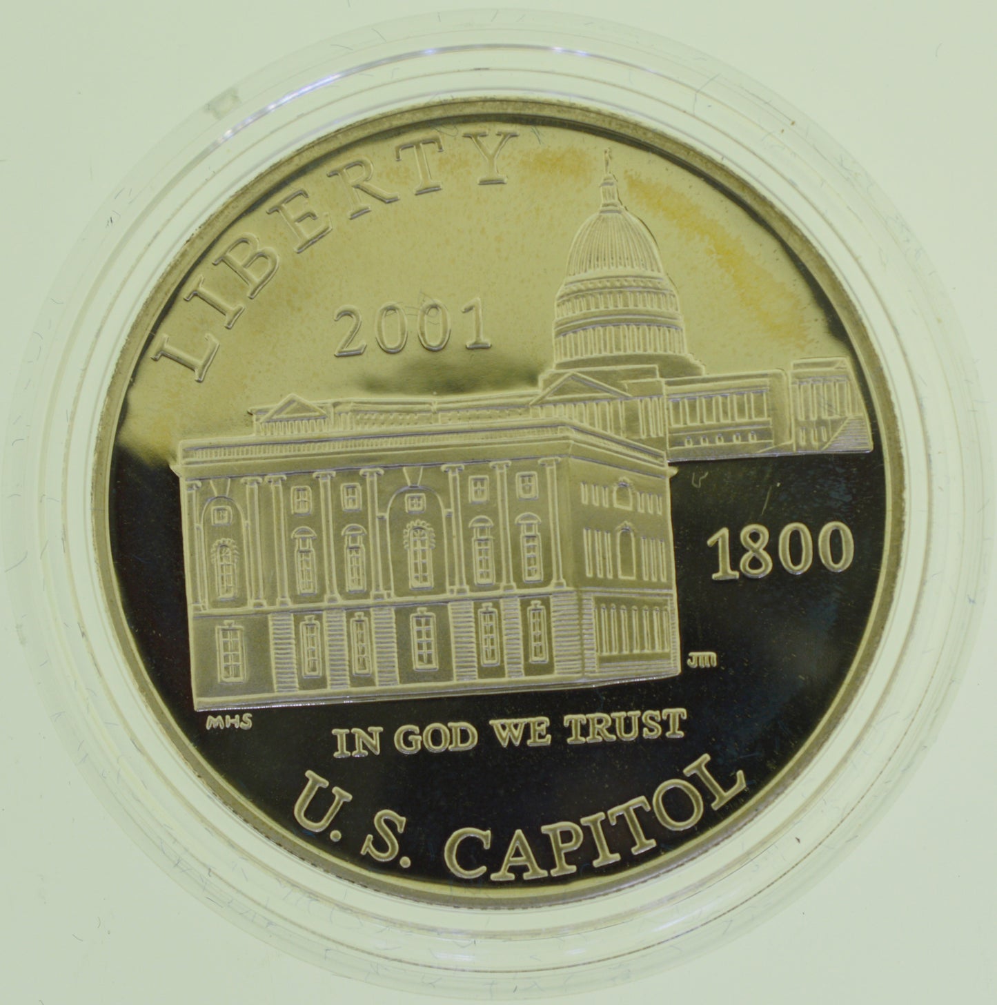 2001-P Capital Visitor Center Proof Silver Dollars US Coin