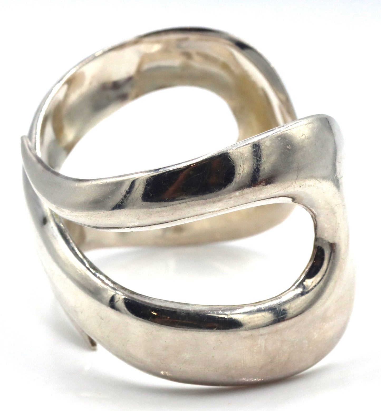 925 Sterling silver Mexico signed cuff bangle