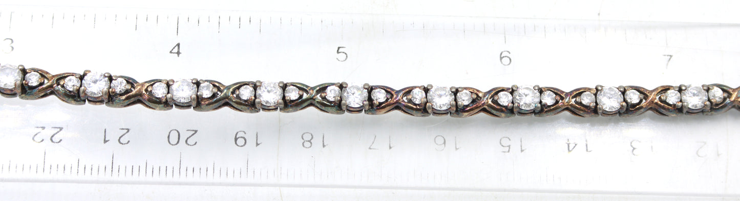 Group lot of 5 Vintage 925 sterling silver bracelets