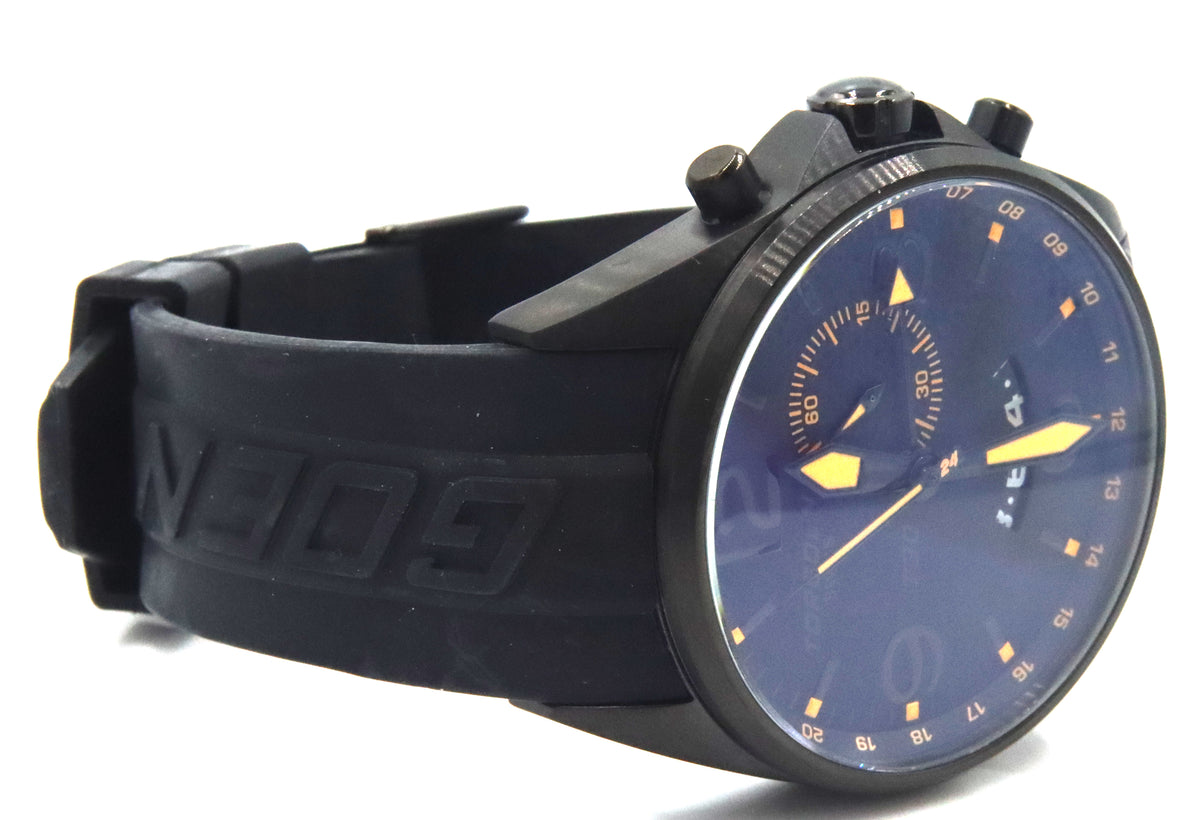 Clearly Torgoen orange dial watch