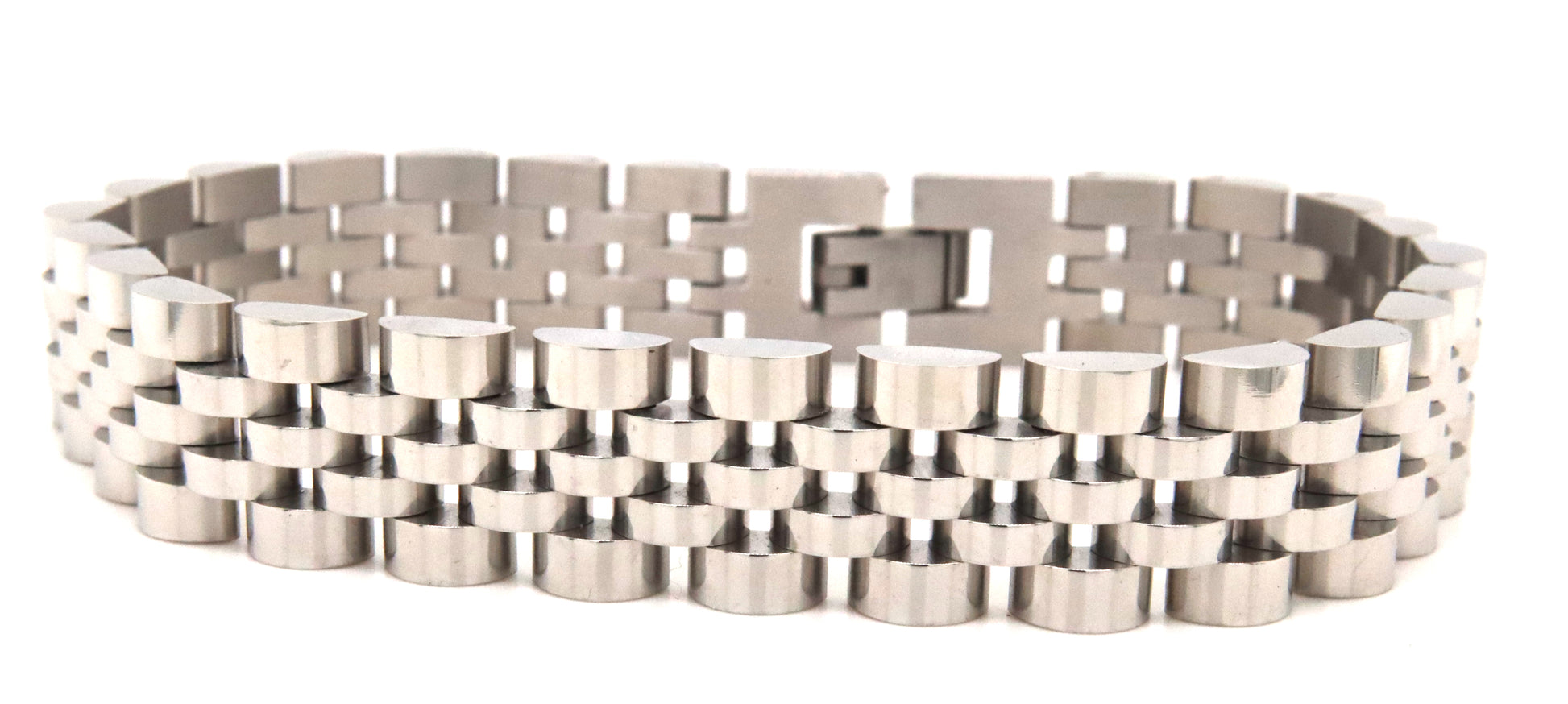 Stainless steel Rolex style link bracelet