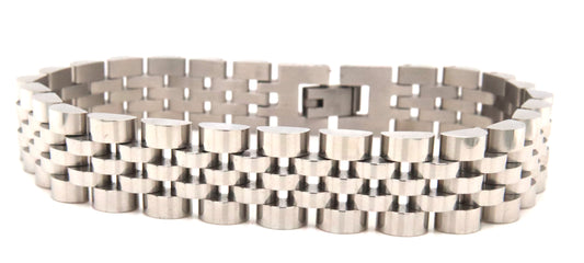 Stainless steel Rolex style link bracelet