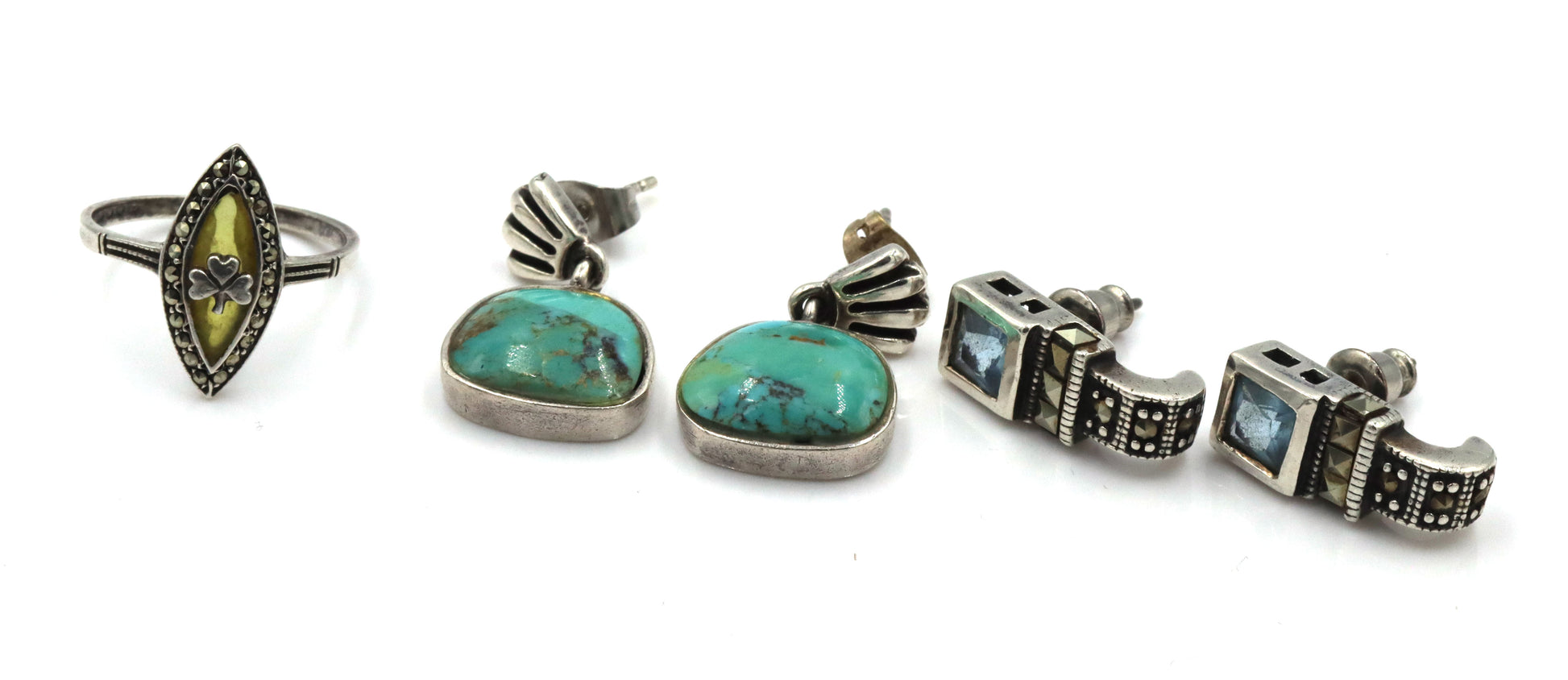 Lot of Vintage 925 sterling silver mixed jewelry