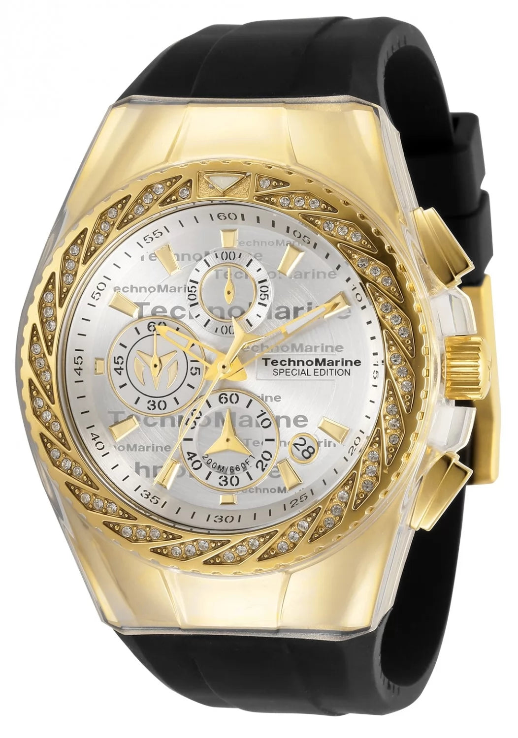 Technomarine Men's Cruise Glitz Quartz Silver Dial Watch