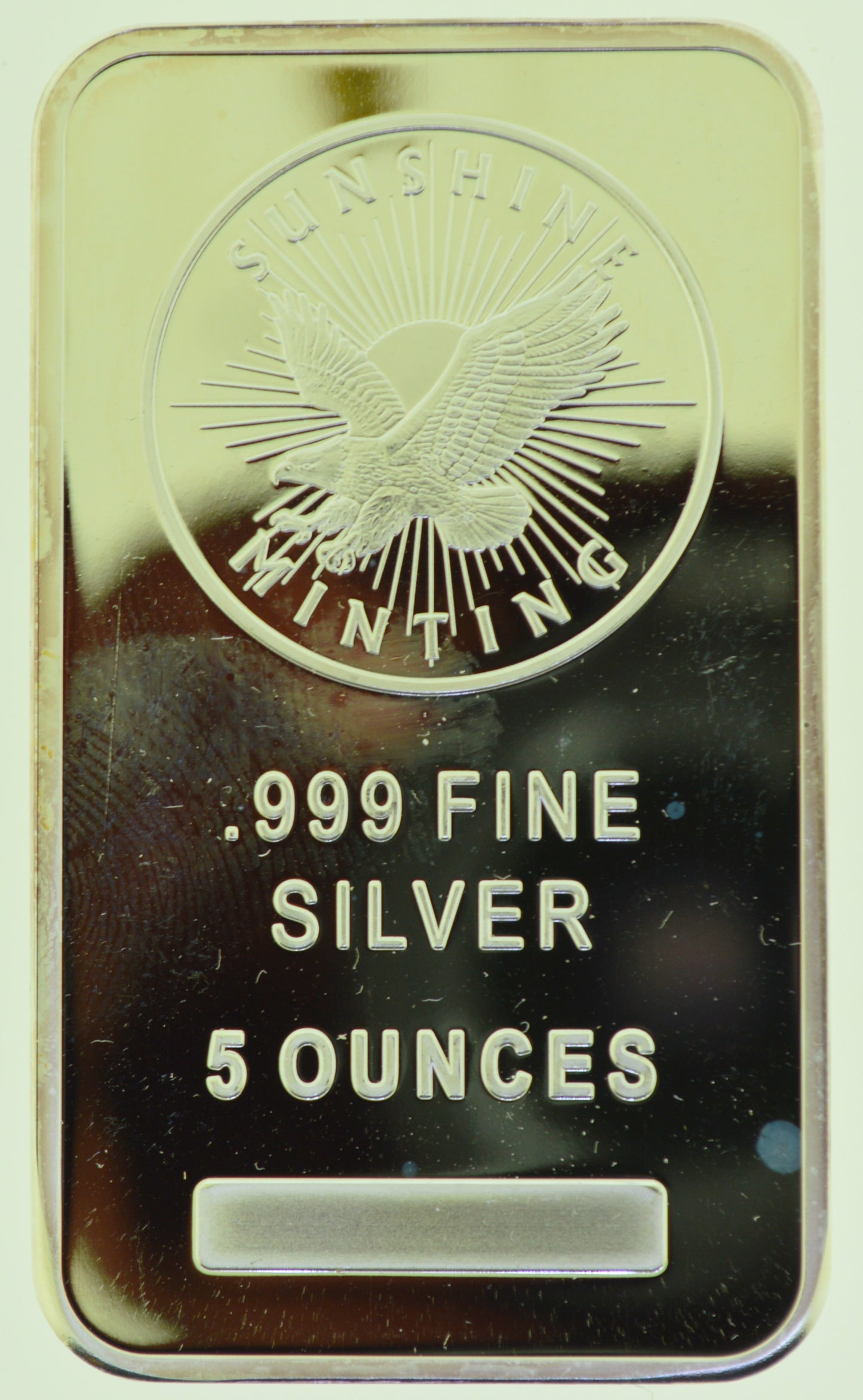 Sunshine Minting 5 oz. 999 Fine Silver Bar