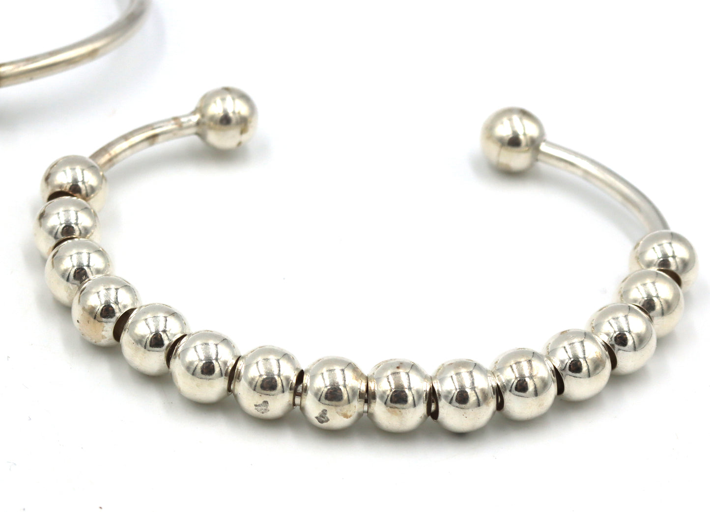 Group lot of Vintage 925 sterling silver cuff bangles