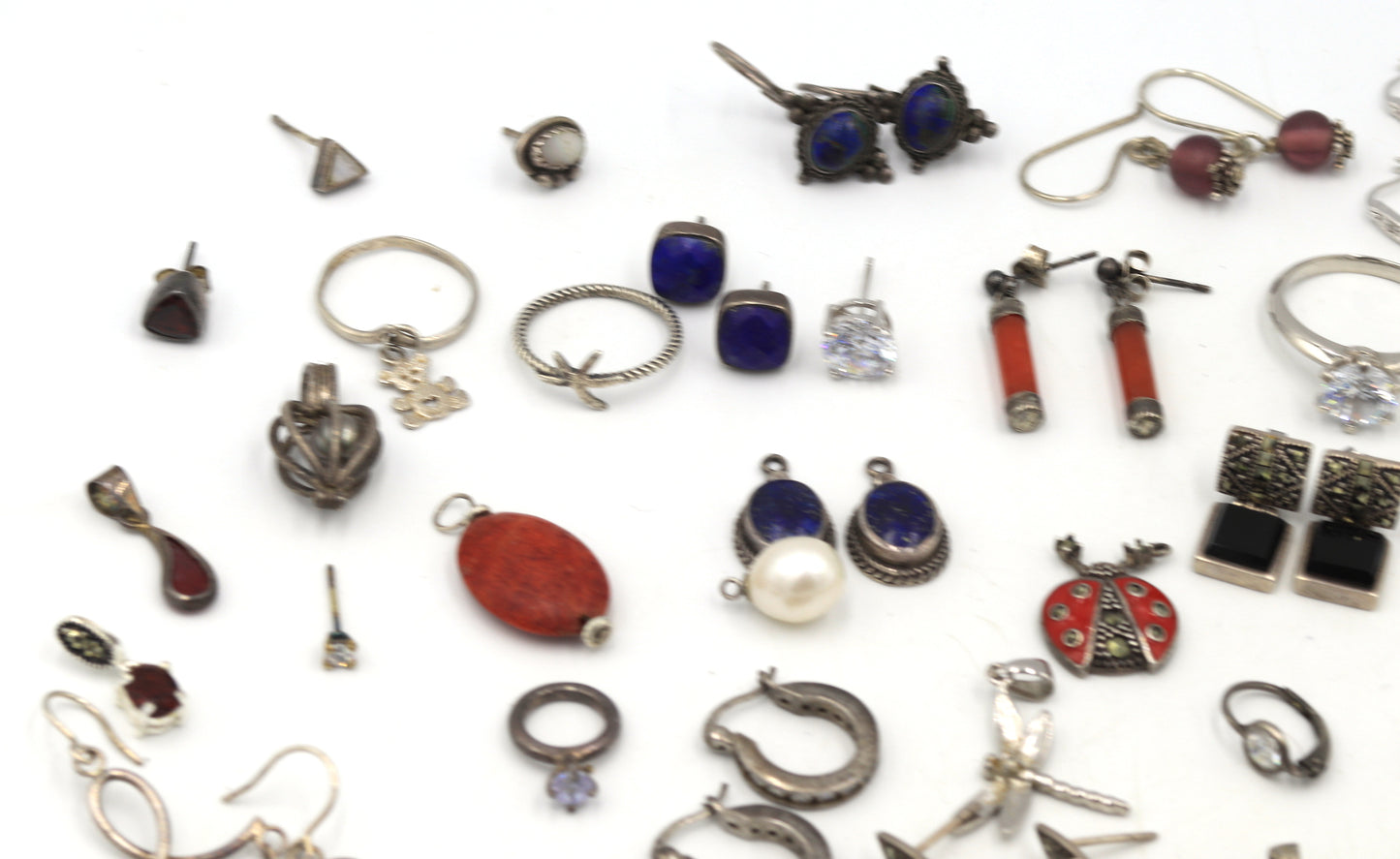 Group lot of Vintage 925 sterling silver mixed Jewelry