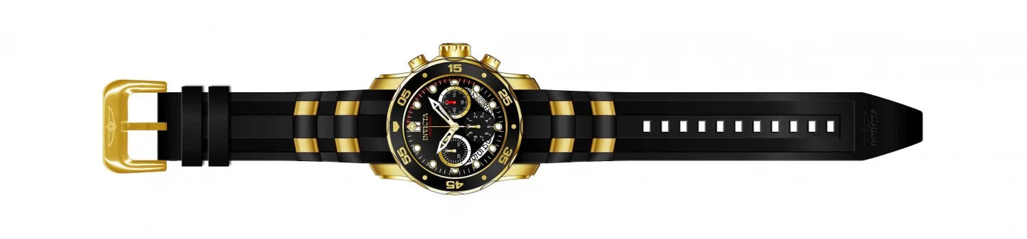 Invicta Men's Pro Diver Quartz Multifunction Black Dial Watch