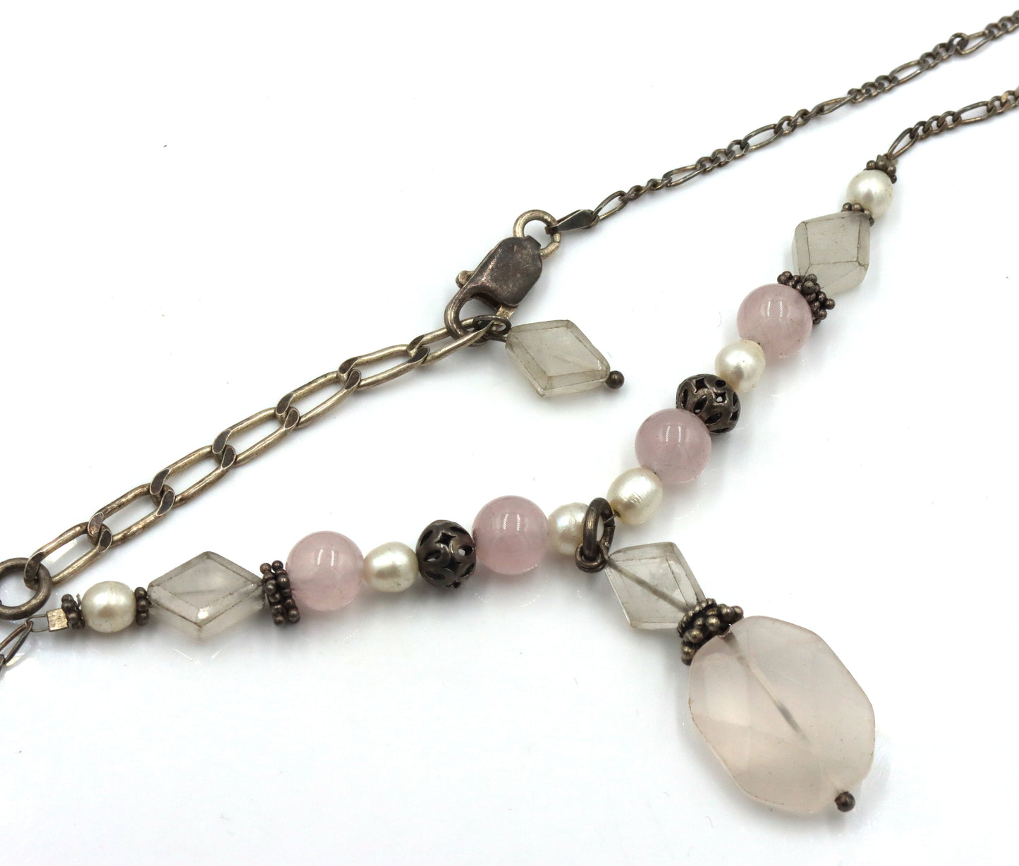 Big group lot of Vintage 925 sterling silver necklaces