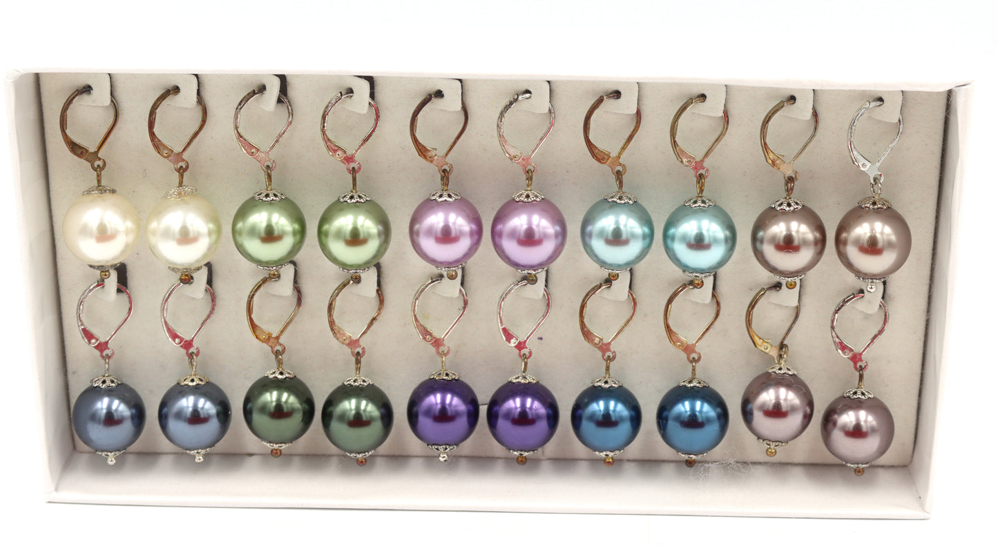 Jade Turtle necklace and multi color pearl earrings