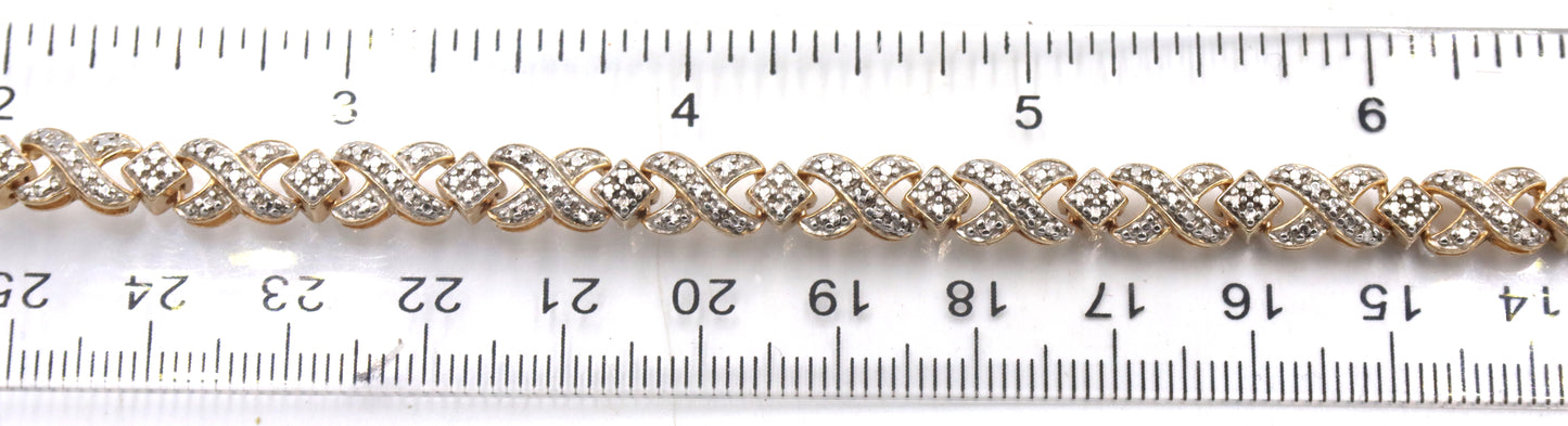 Group lot of 4 Vintage 925 sterling silver bracelets