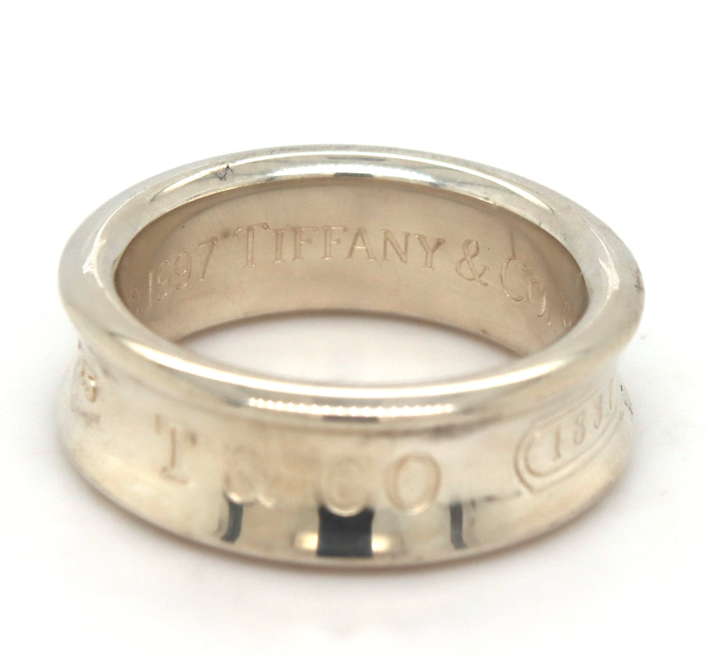 Tiffany & co 1837 band in sterling silver