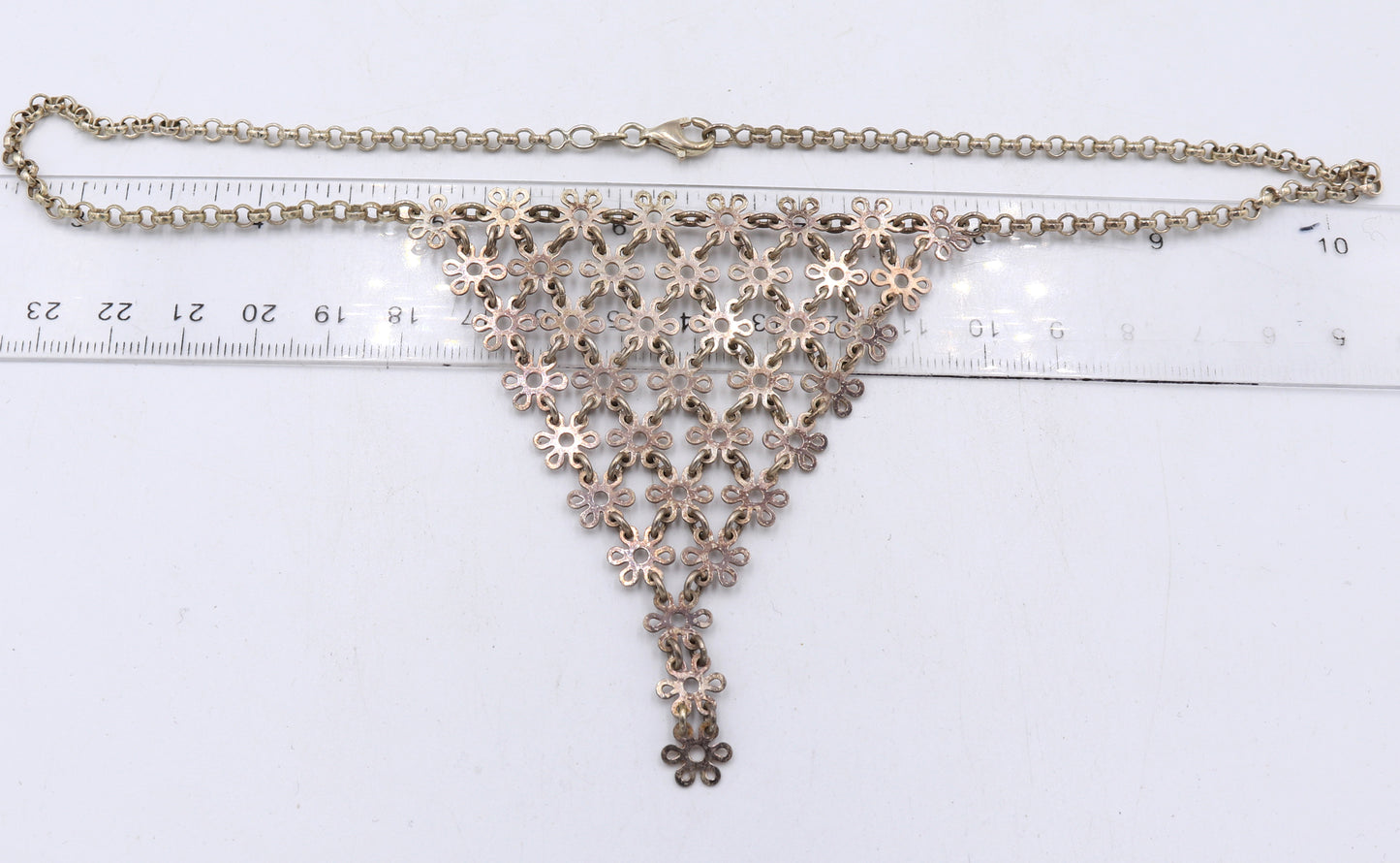 Group lot of Vintage 925 sterling silver necklaces
