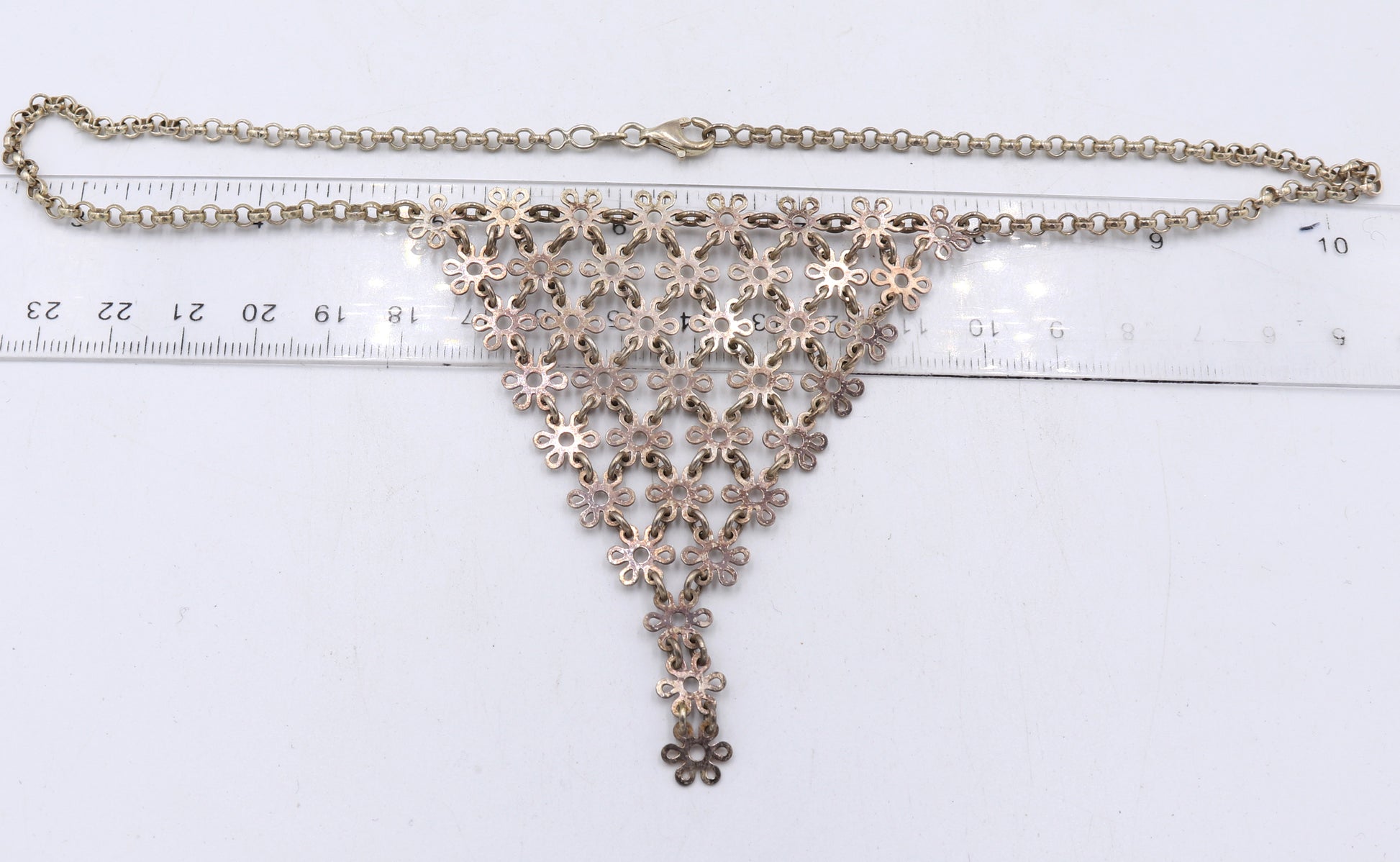 Group lot of Vintage 925 sterling silver necklaces