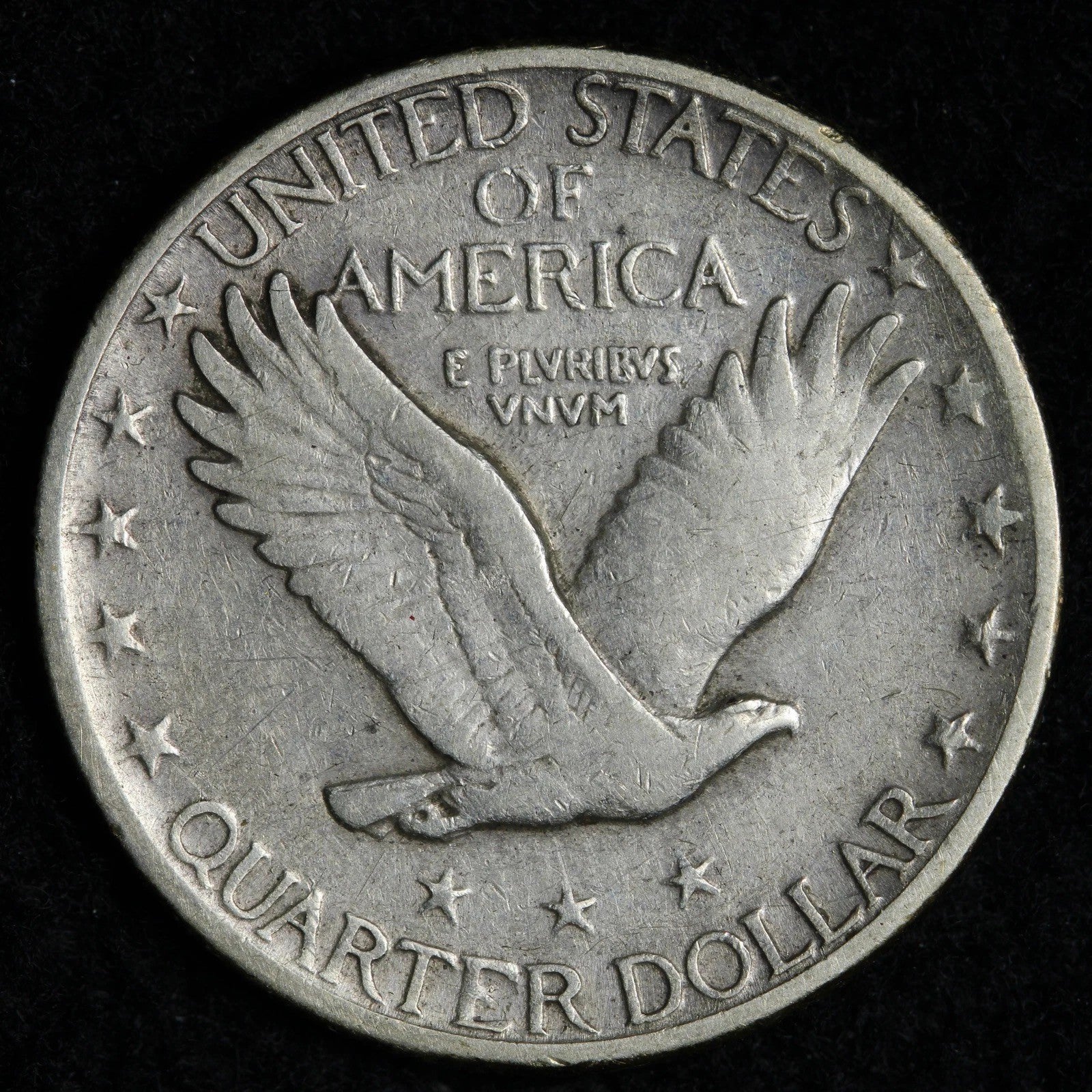 1927-D Standing Liberty Quarter Better Date Denver Mint Silver Quarter Estimated VG Details