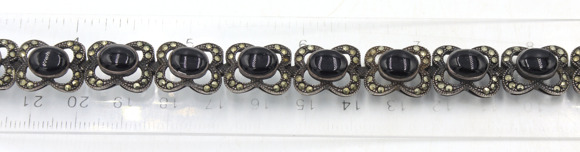 Group lot of 3 vintage 925 sterling silver bracelets