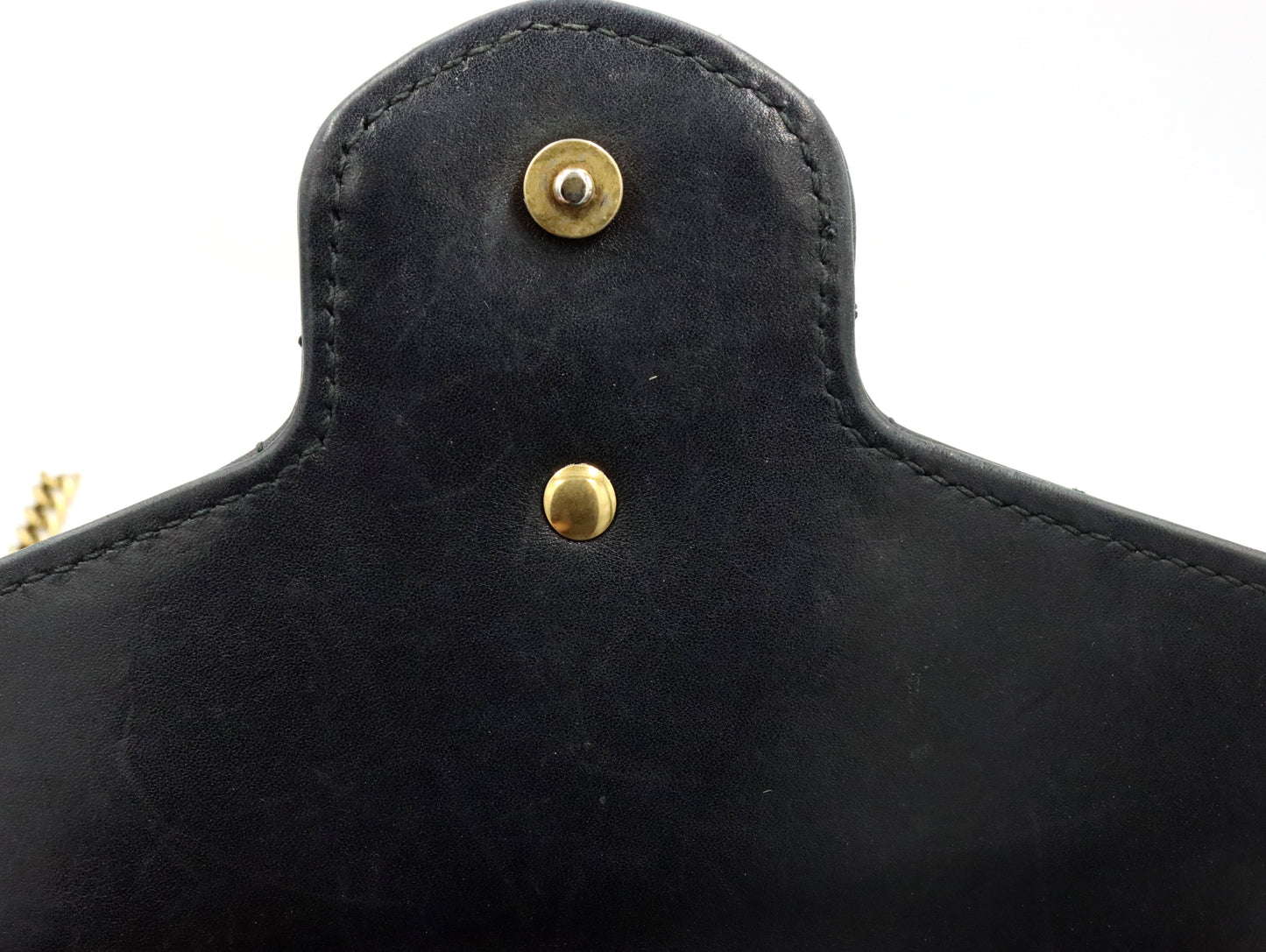 Gucci black lamb leather cross body