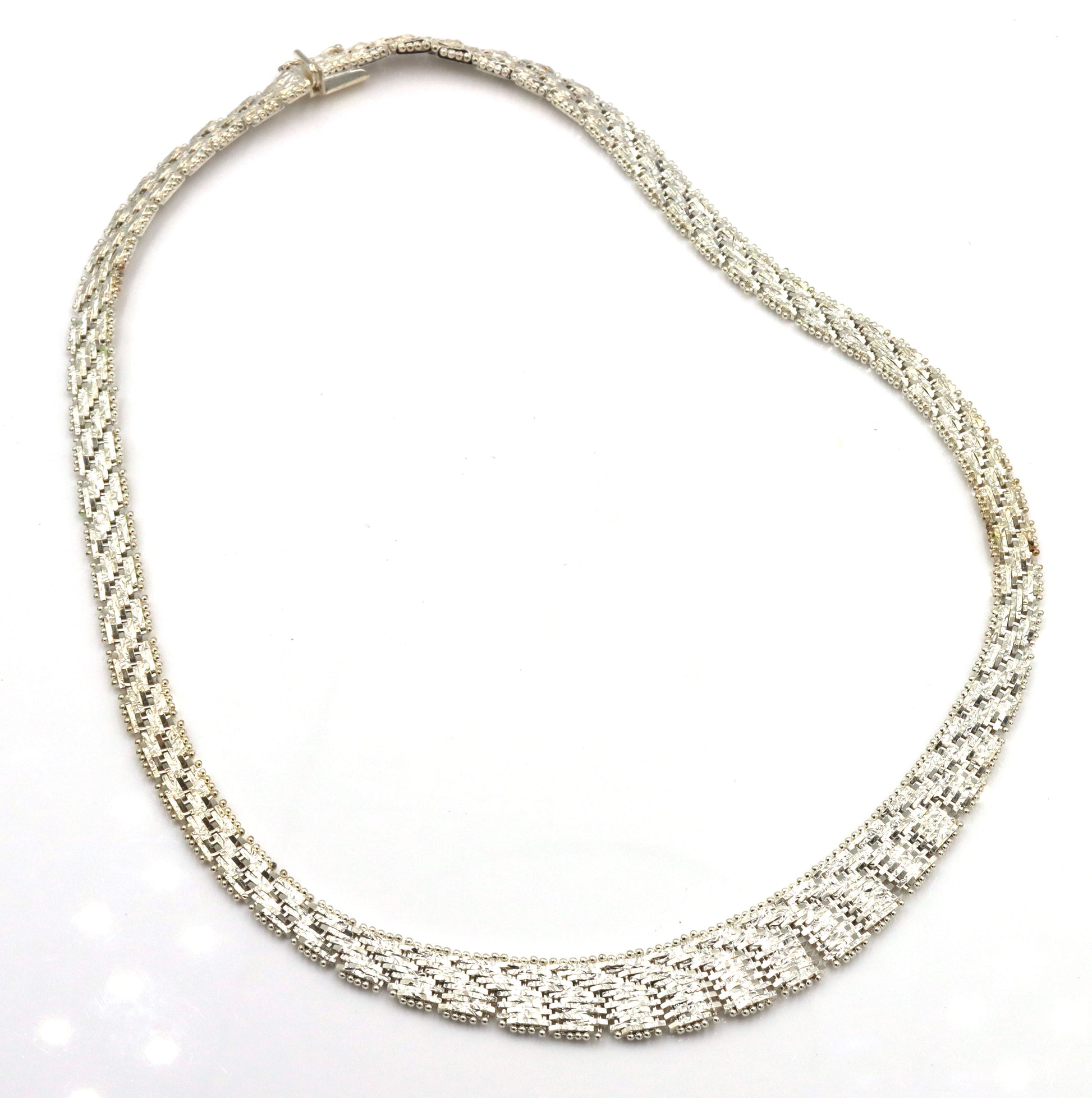Group lot of 2 vintage 925 sterling silver necklaces