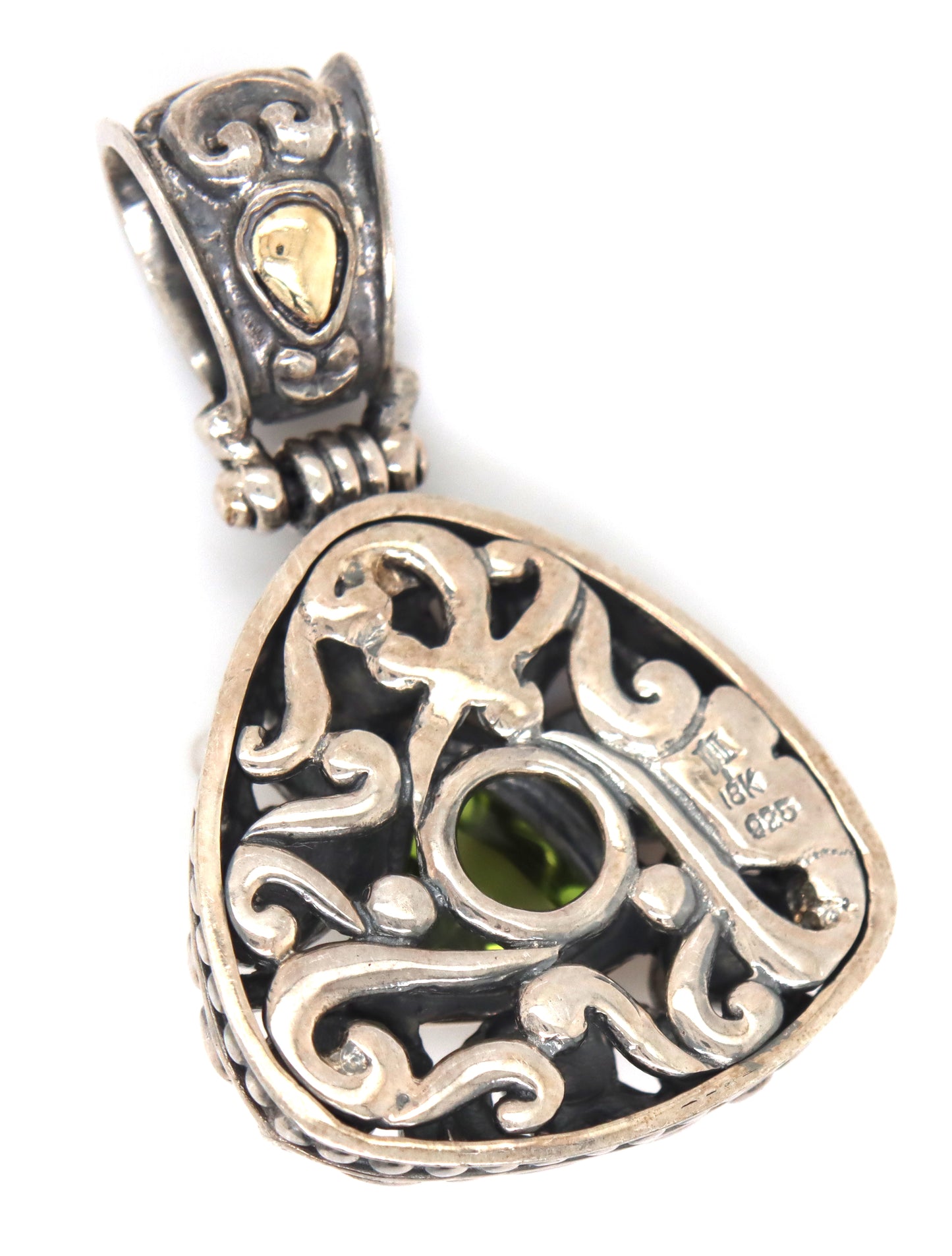 John Hardy peridot pendant